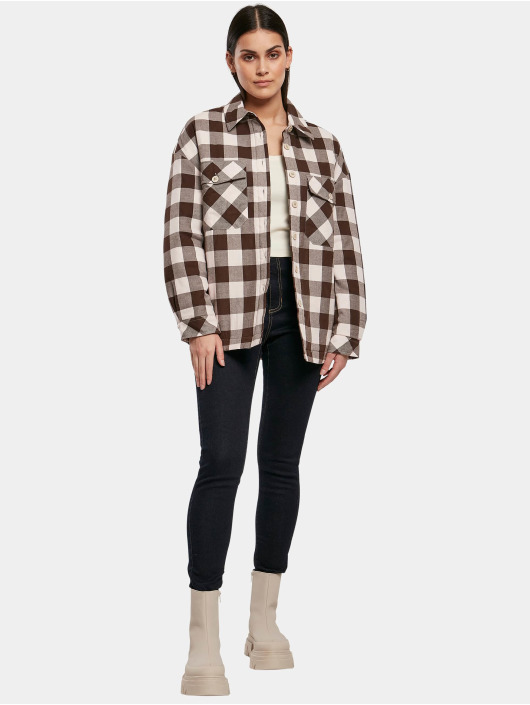 Urban Classics Zomerjas Ladies Flanell Padded pink