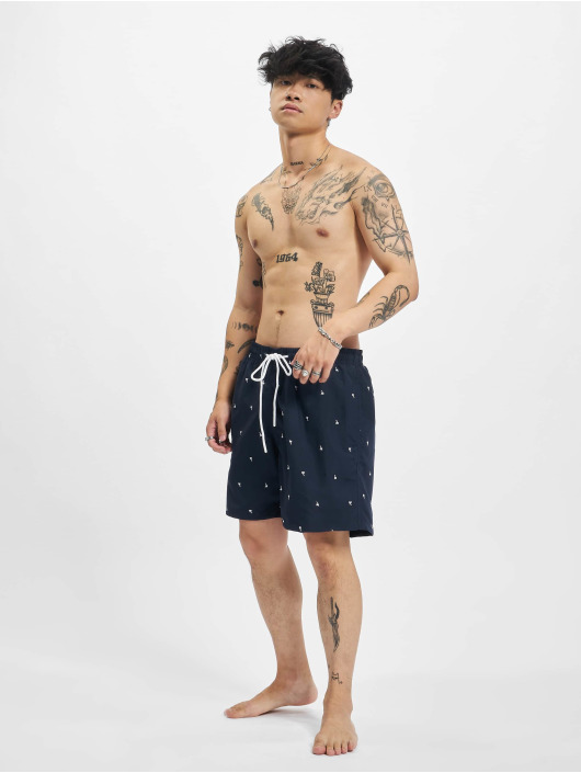 Urban Classics Zwembroek Embroidery Swim blauw