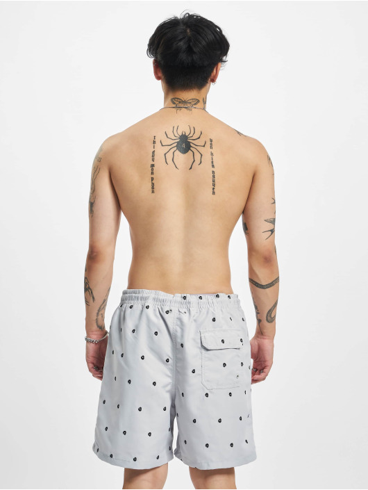 Urban Classics Zwembroek Embroidery grijs