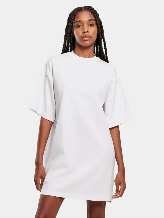 Urban Classics Šaty Ladies Organic bílý