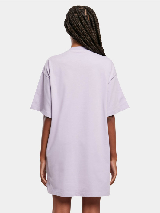 Urban Classics Šaty Ladies Organic fialový