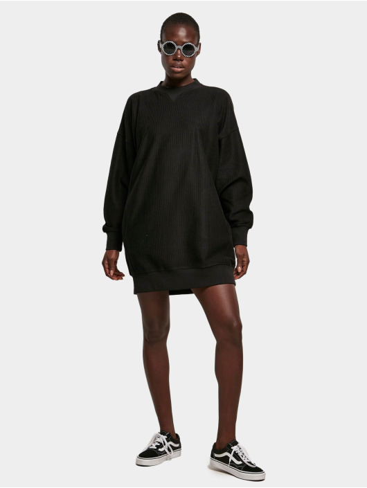 Urban Classics Šaty Ladies Oversized čern