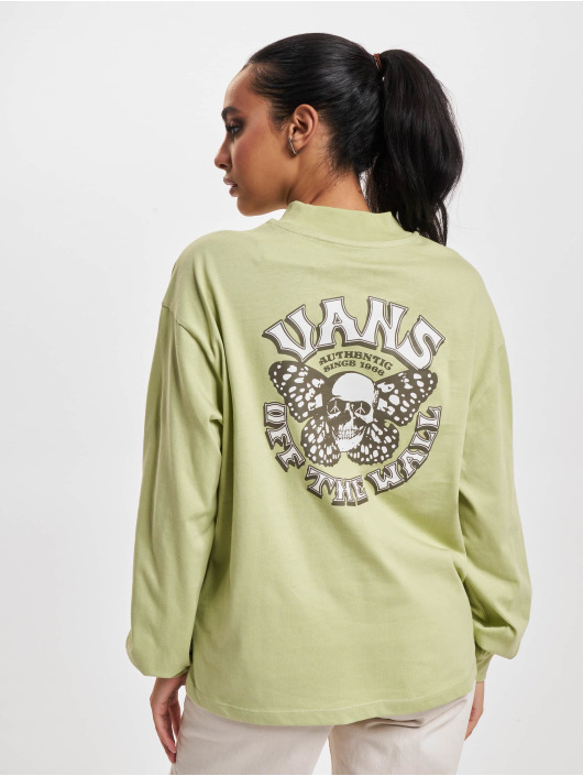 Vans Pitkähihaiset paidat Skully Fly Mock Neck vihreä