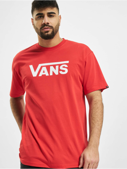 mens red vans t shirt