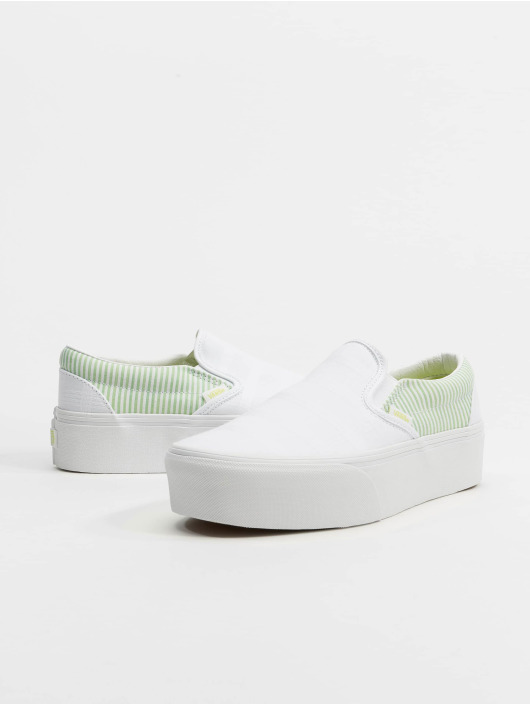 Vans Tennarit UA Classic Slip-On Stackform Canvas vihreä