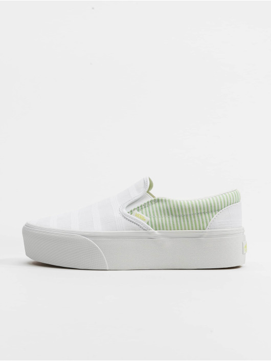 Vans Tennarit UA Classic Slip-On Stackform Canvas vihreä