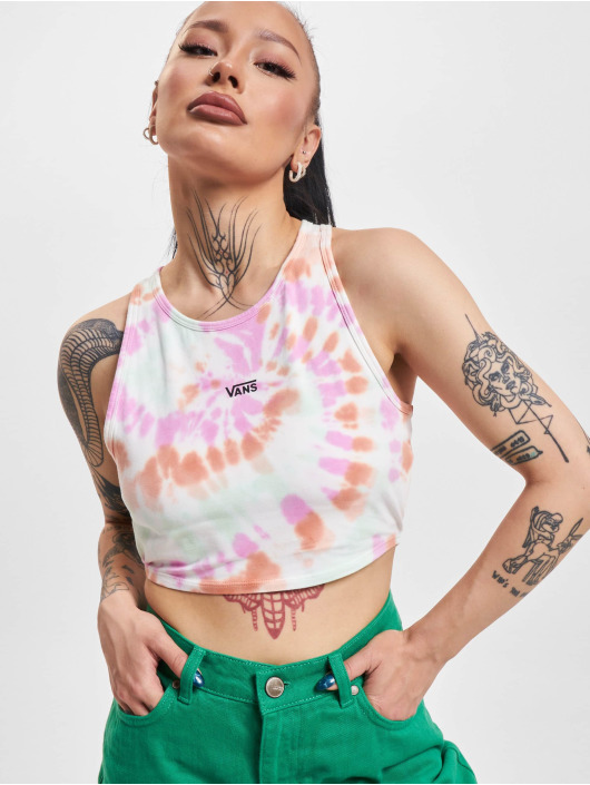 Vans Topy Longline Racerback Wash bílý