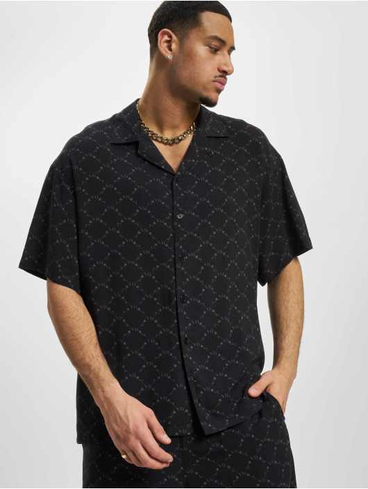 Vertere Berlin Hemd Monogram schwarz