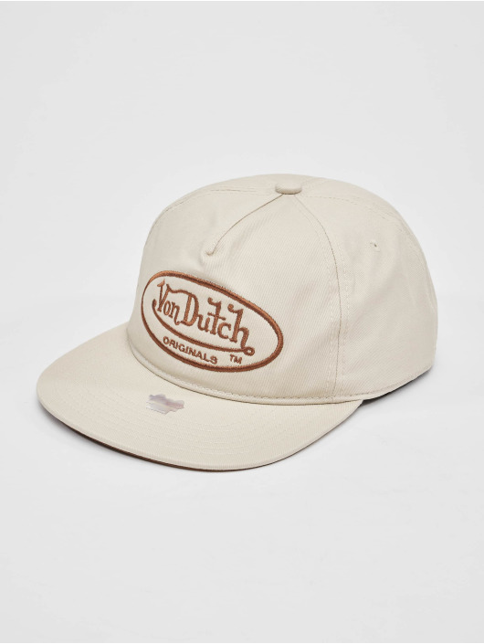 Von Dutch Gorra Snapback Unstructed Utica Cot Twill beis