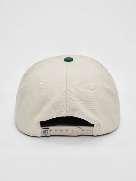 Von Dutch Snapback Caps Unstructured Utica Cot Twill béžový