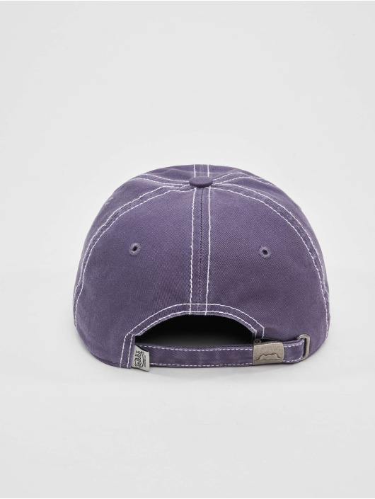 Von Dutch Snapback Caps Unstructured Houston Cot Twill modrý
