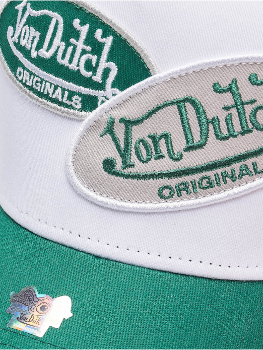 Von Dutch Trucker Caps Russel Cot Twill bílý