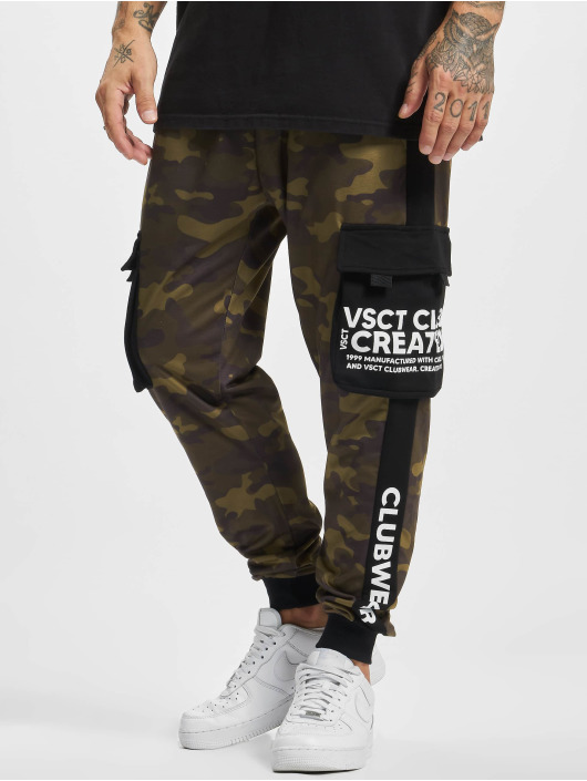 VSCT Clubwear Cargo pants Norman Camo Logo Stripes kamouflage