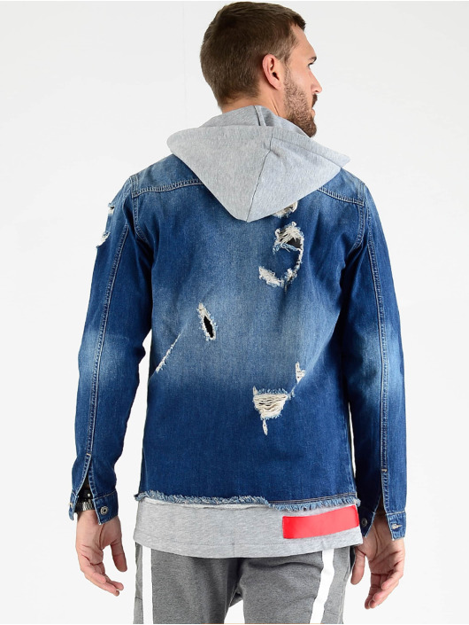 VSCT Clubwear Denim Jacket 2 In 1 Hybrid blue