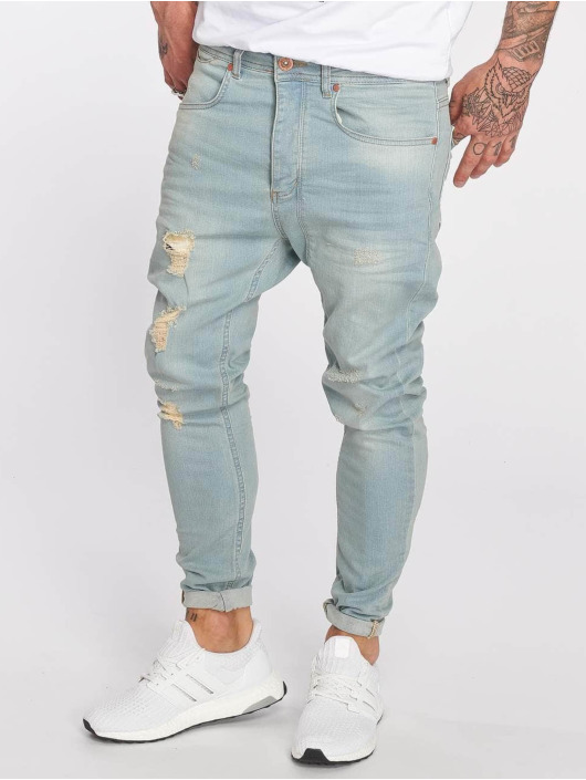 VSCT Clubwear dżinsy przylegające Keanu Lowcrotch niebieski