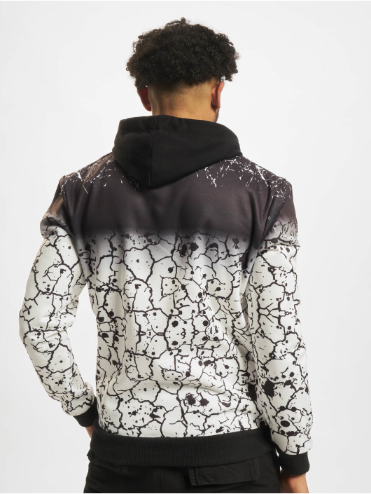 VSCT Clubwear Hoody Splattered Skull weiß