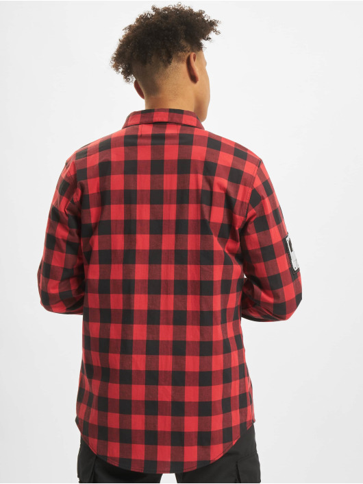 VSCT Clubwear Košile Customized Checked Day červený