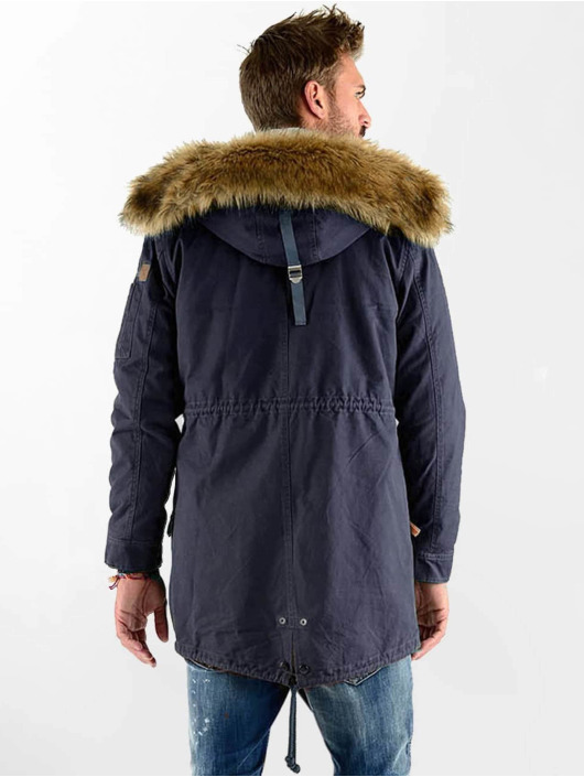 VSCT Clubwear Manteau hiver Luxury bleu