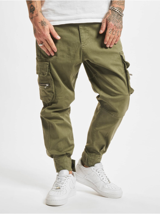 VSCT Clubwear Pantalone Cargo Nolan Cuffed Laces Velcro cachi