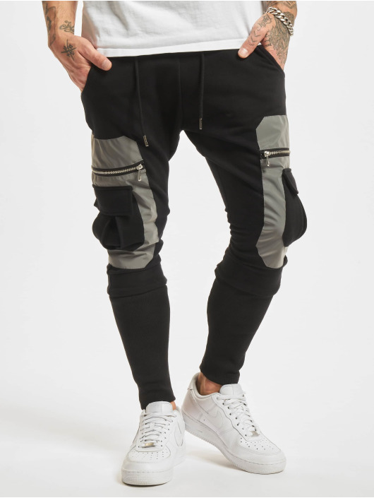 VSCT Clubwear Pantalone ginnico Future Cargo Jogger Reflective nero