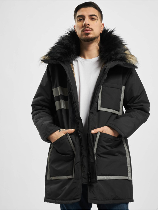 VSCT Clubwear Parka Chunk Reflective 2-Fur Freezer J noir