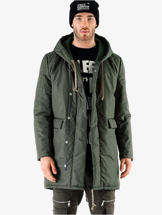 VSCT Clubwear | Corporate Army olive Homme Parka 707525