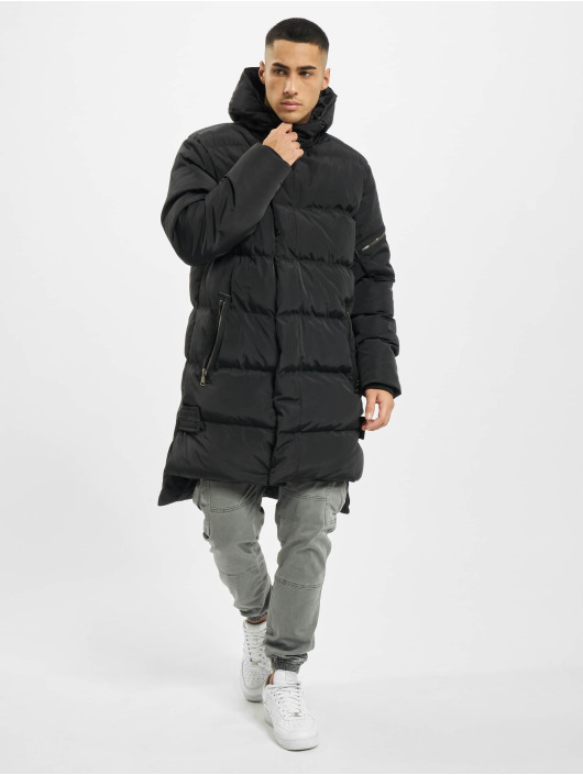 VSCT Clubwear Parka Padded Hooded schwarz