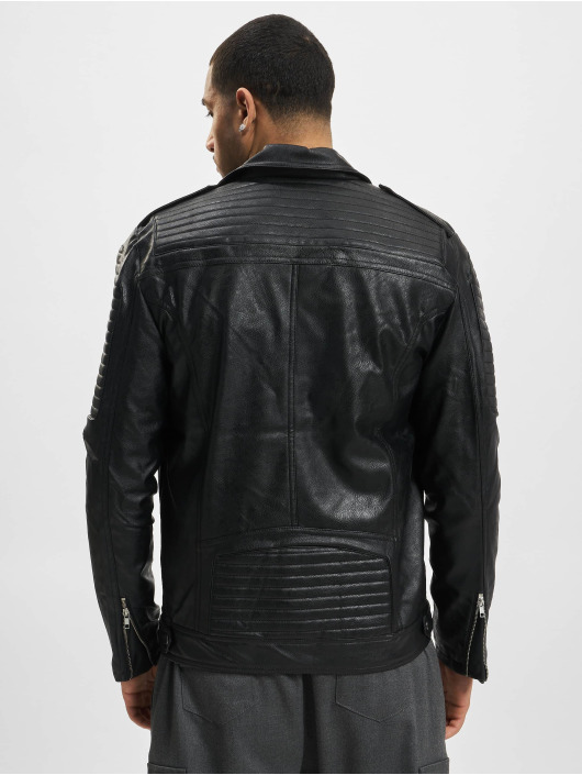 VSCT Clubwear Skinnjackor Leatherlook svart