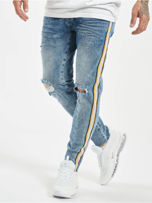 racing stripe jeans