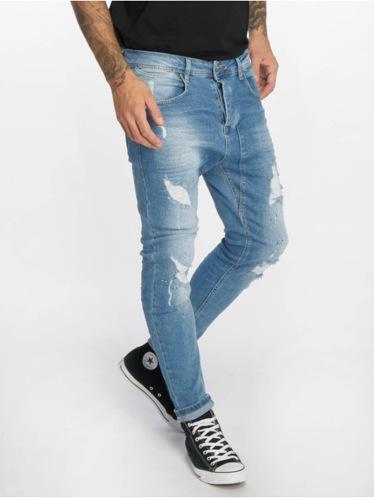 VSCT Clubwear Slim Fit -farkut Keanu Lowcrotch sininen