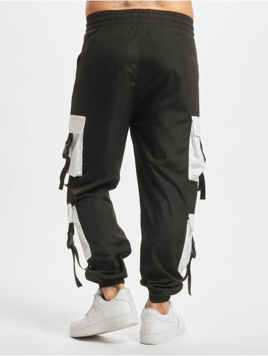 VSCT Clubwear Spodnie Chino/Cargo Kallisto 4 Contrast czarny