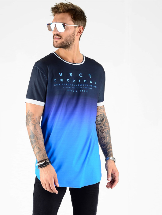VSCT Clubwear Herren T-Shirt Graded Logo Basalt Ocean in schwarz