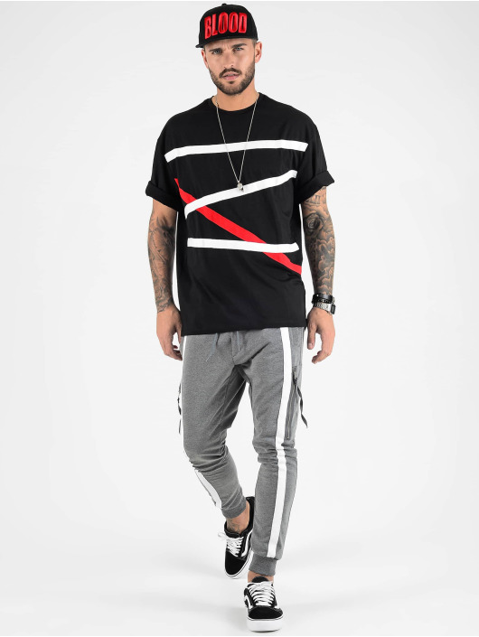 VSCT Clubwear T-shirt Tape Bulky svart