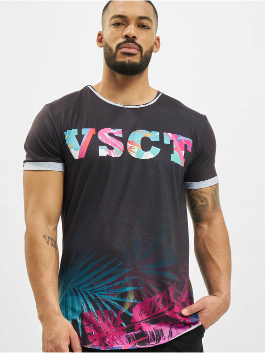 VSCT Clubwear T-Shirty Graded Tropical Logo czarny