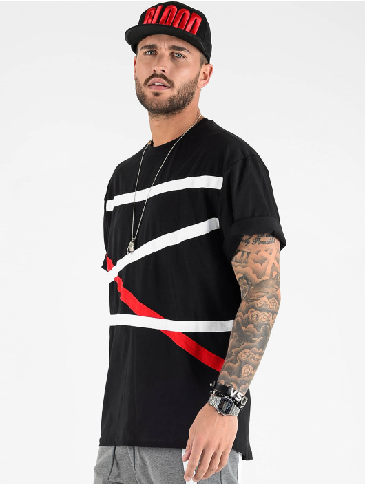 VSCT Clubwear Tričká Tape Bulky èierna