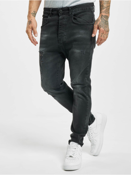 VSCT Clubwear Tynne bukser Keanu Lowcrotch svart