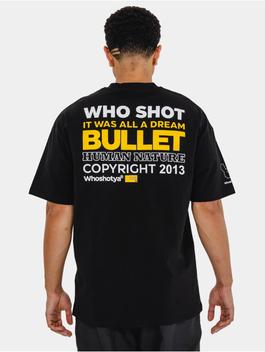 Who Shot Ya? T-shirt Humannature Oversize nero