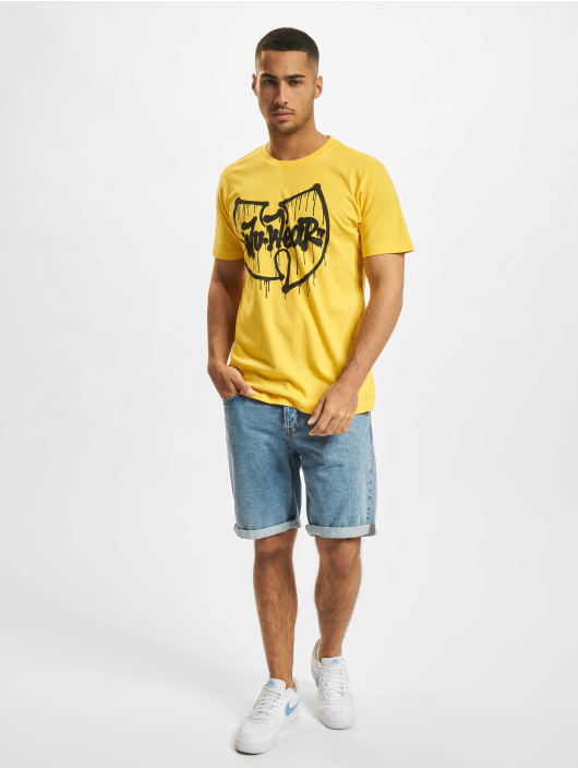 Wu-Tang T-shirt Dripping Logo gul