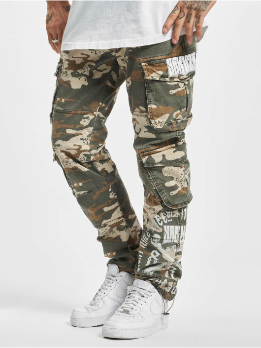 Yakuza Pant / Cargo Scary Loose in camouflage 920864