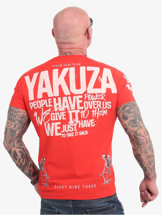 Yakuza T-paidat Power Over Us oranssi