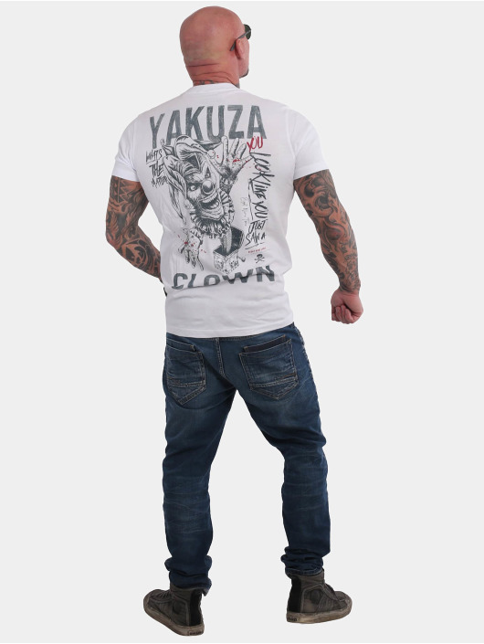 Yakuza T-paidat Clown valkoinen