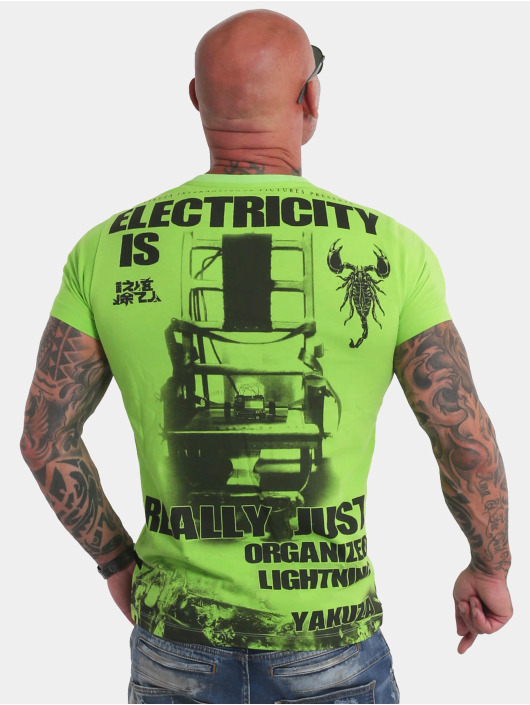 Yakuza T-paidat Electricity vihreä