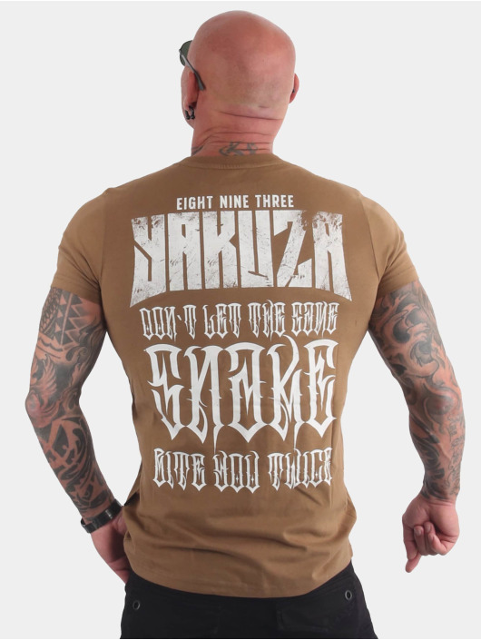 Yakuza T-Shirt Bite braun