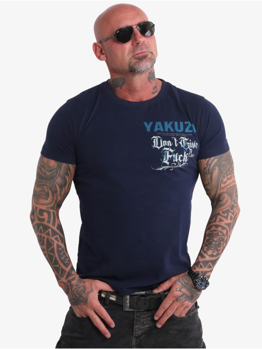 Yakuza T-Shirt Give A Fck indigo