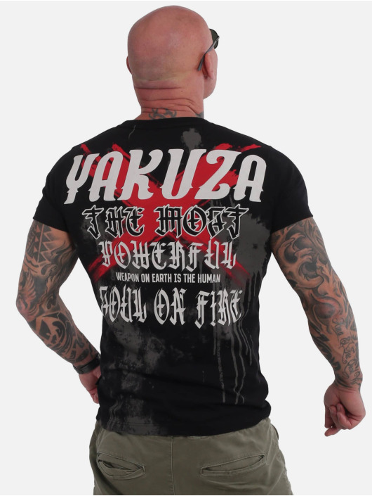 Yakuza T-Shirt Soul On Fire noir