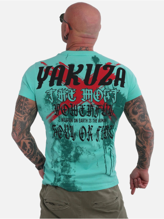 Yakuza T-Shirt Soul On Fire turquoise