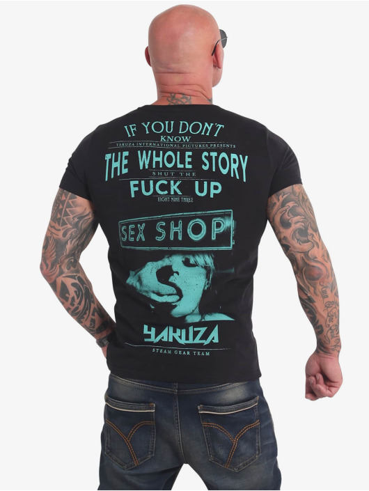 Yakuza t-shirt XXX Shop zwart