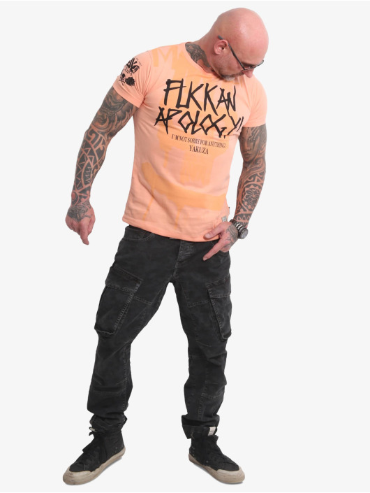 Yakuza T-shirts Apology orange