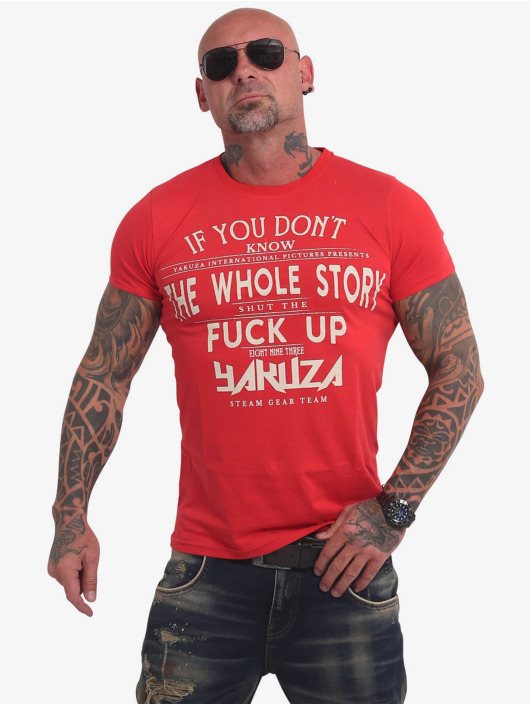 Yakuza T-Shirty XXX Shop czerwony