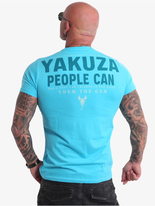 Yakuza T-Shirty People niebieski